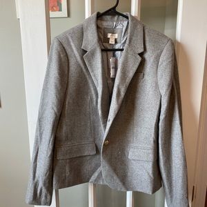 J Crew grey wool blazer